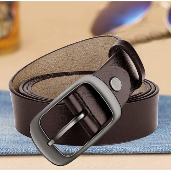 Women’s Leather Belts 100% Cowhide Adjustable Fit Stylish for Jeans Dresses main image 3